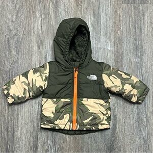 The North Face Olive and Camo Baby Jacket